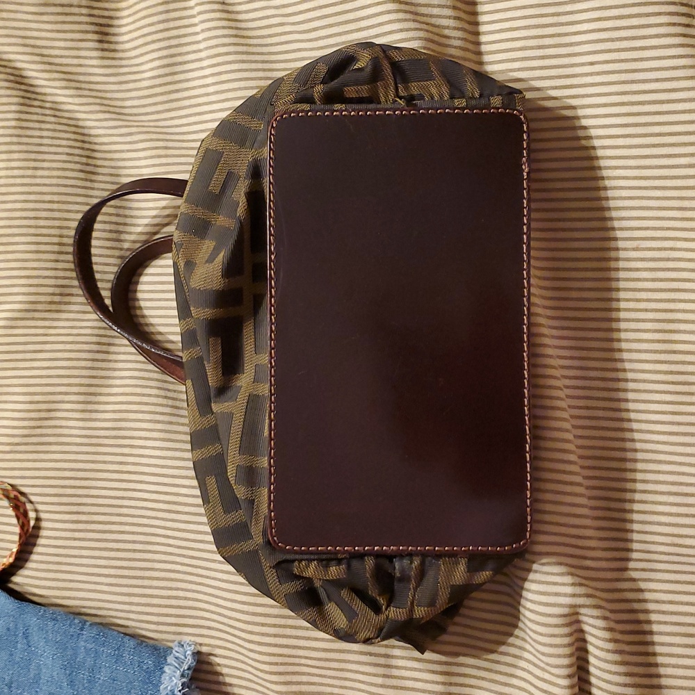 Vintage Fendi Mini Zucca Tote, Brown - Picture 6 of 12